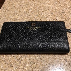Kate Spade black long wallet